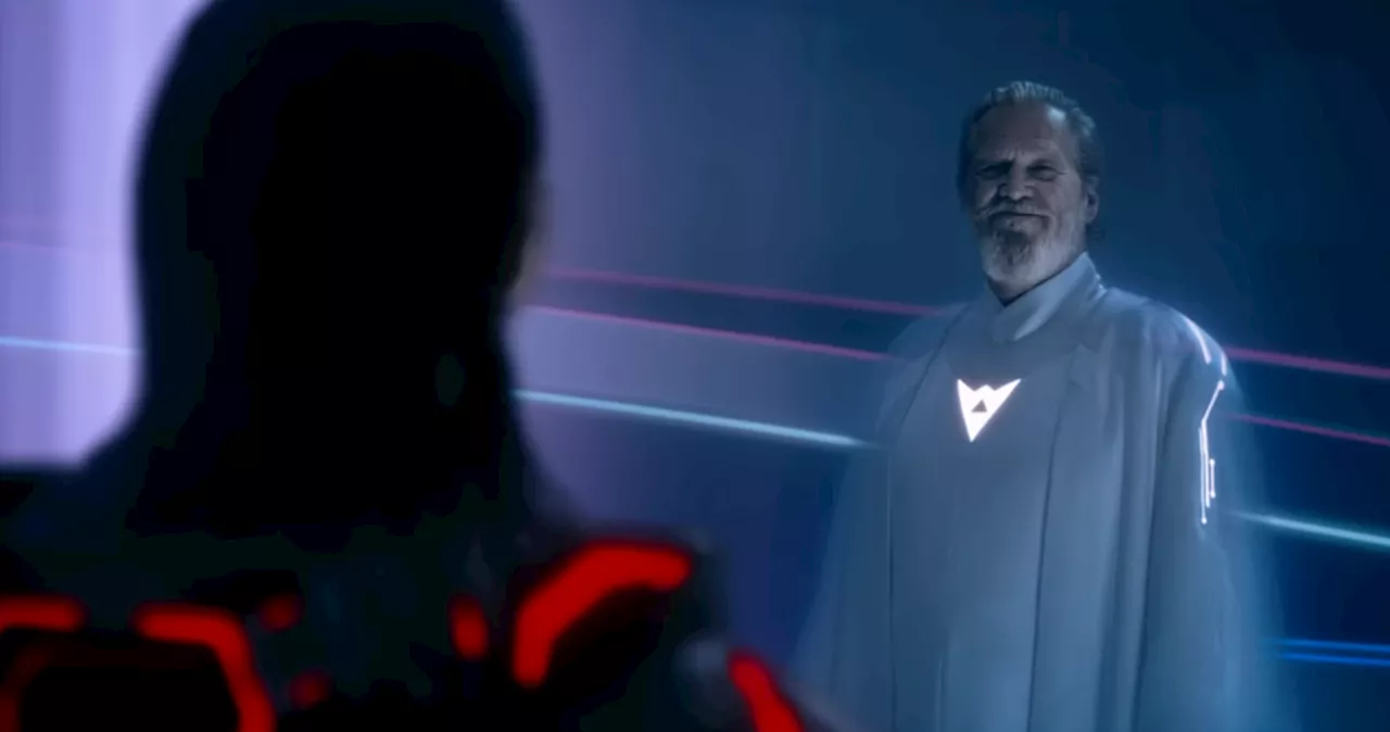 The official Tron: Ares trailer riffs on big tech and features a returning Jeff Bridges