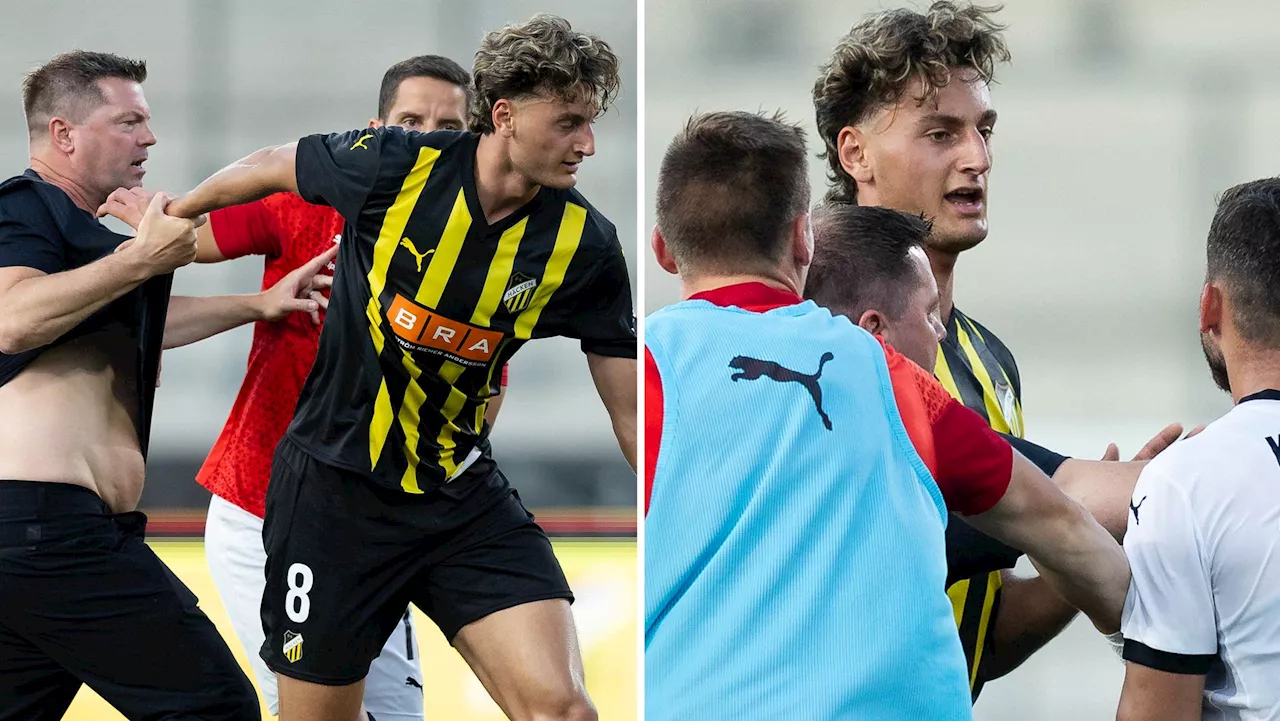 Häcken-spelarna om Silas Andersens röda kort
