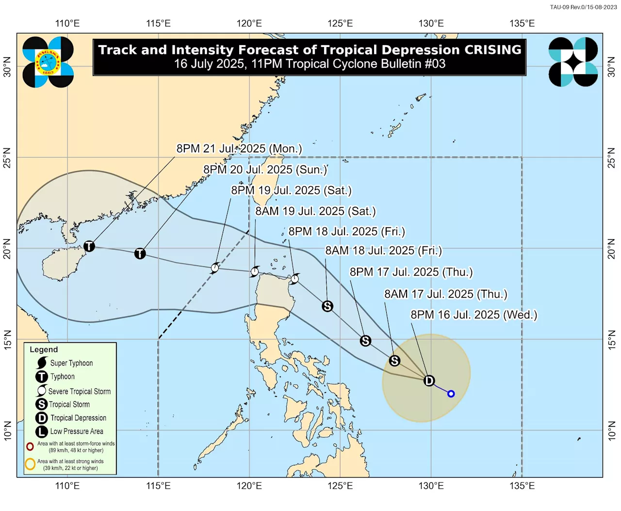 Signal No. 1 in parts of Luzon as ‘Crising’ intensifies—PAGASA