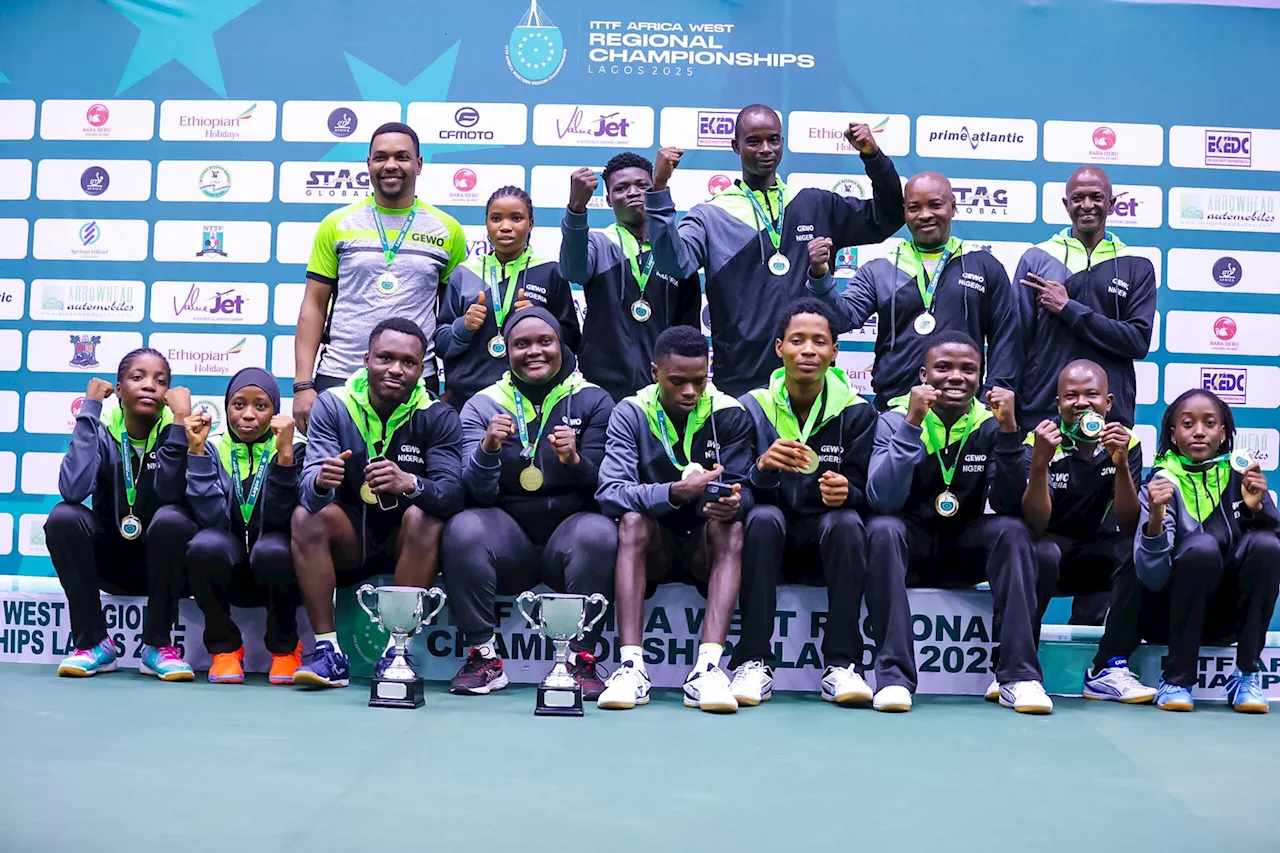 Nigeria win gold in team events at ITTF West Africa Championships