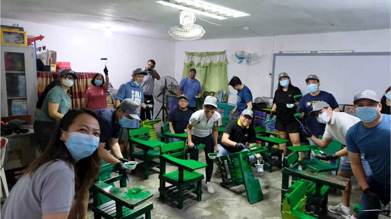 SGV foundation holds Brigada Eskwela CSR activity