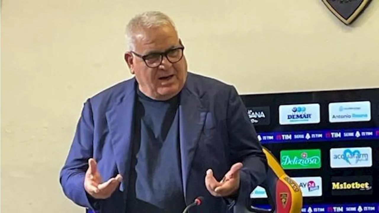 Lecce, Corvino: 'Krstovic è da grande squadra, Camarda è pronto per la Serie A'