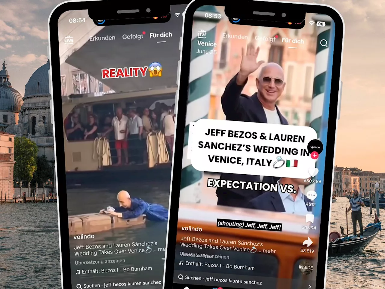 Bezos' Hochzeit in Venedig: Luxus und Proteste