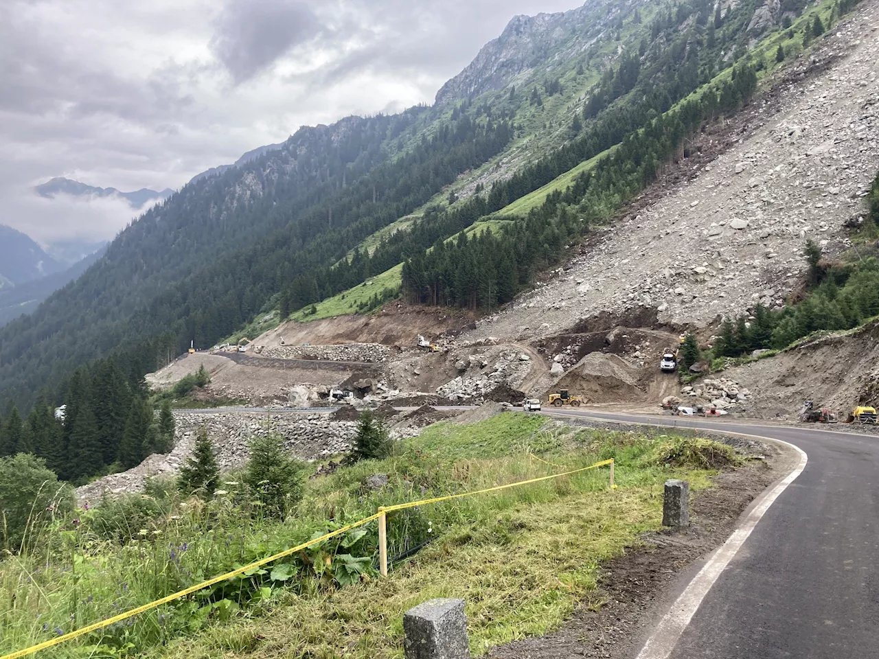 Silvretta-Hochalpenstraße: Wetter verhindert Öffnung am Wochenende