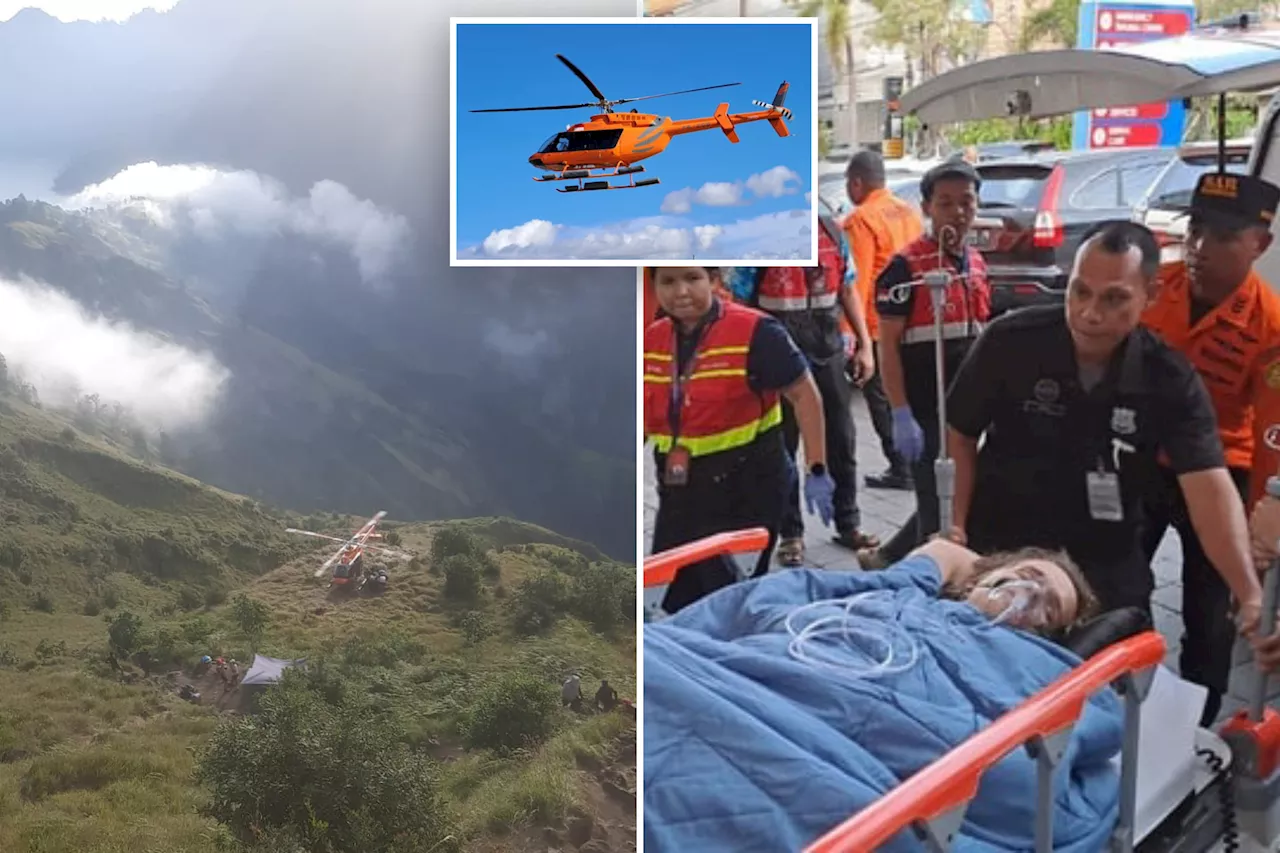 Two tourists rescued from same active volcano where Brazilian woman fell to her death