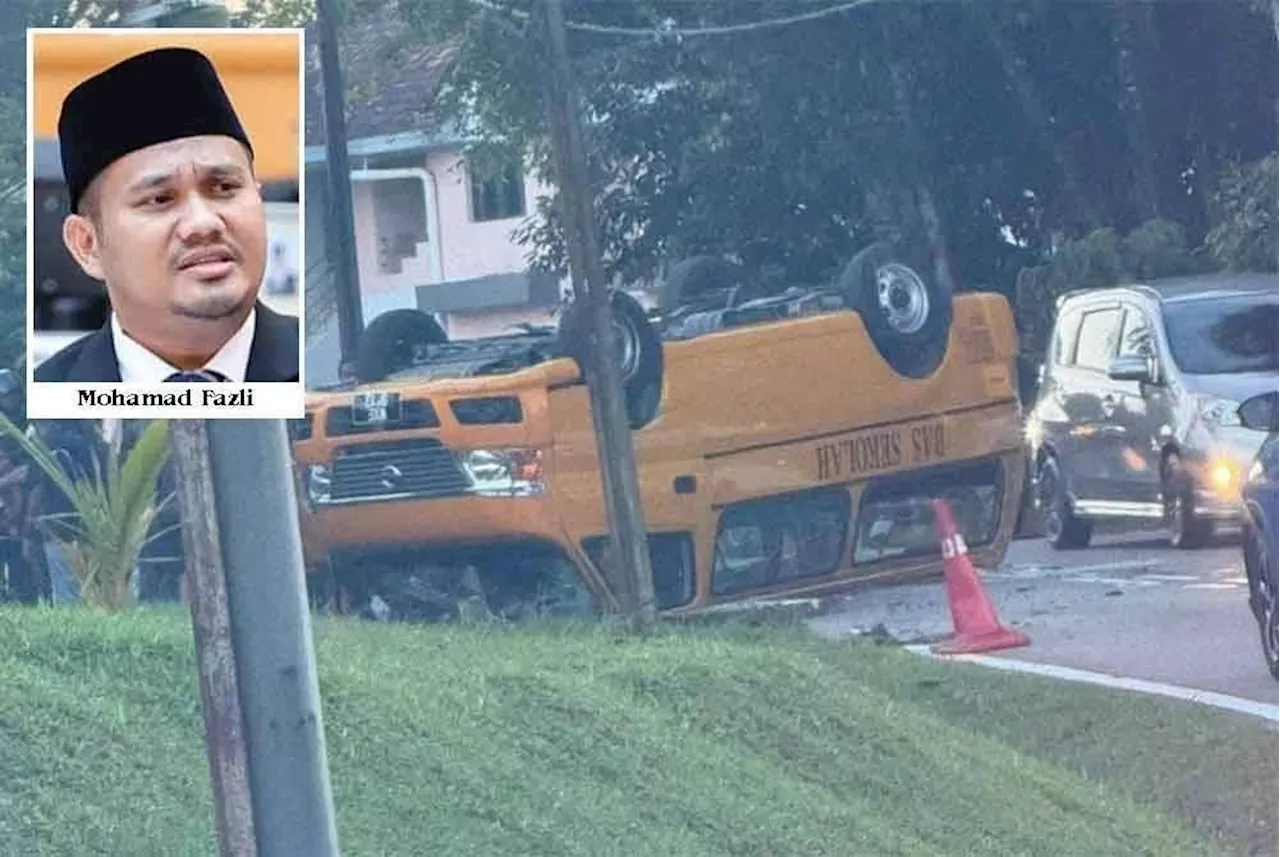Open manhole may have caused JB van incident injuring 11 students, says exco member