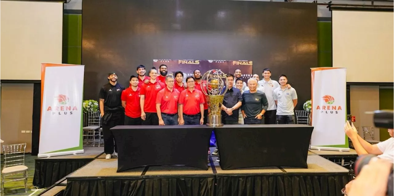 Battle for glory: ArenaPlus joins San Miguel Beermen and TNT Tropang 5G in the PBA finals press conference