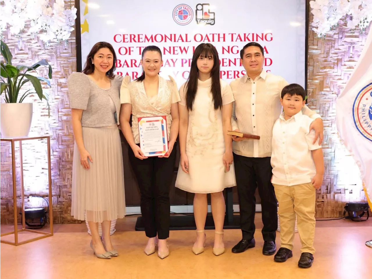 Cayetano swears in new Taguig City ABC president