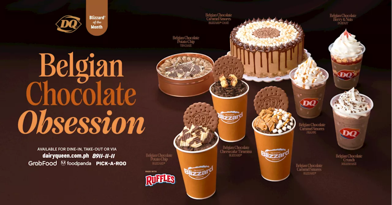 DQ’s taking indulgence to the next level with its Belgian Chocolate Obsession Collection