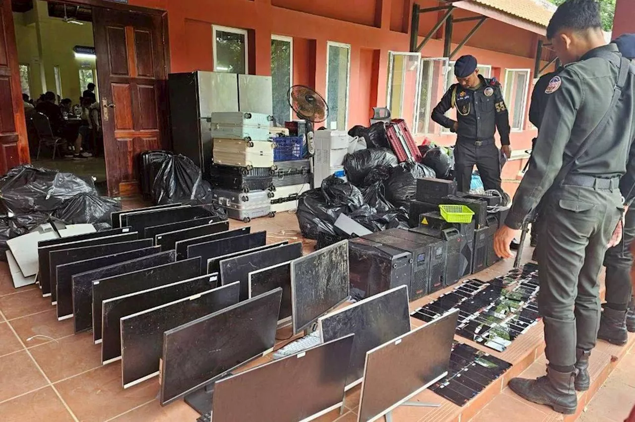 Cambodia continues raids on scam centers, bringing arrests in past 3 weeks over 2,100