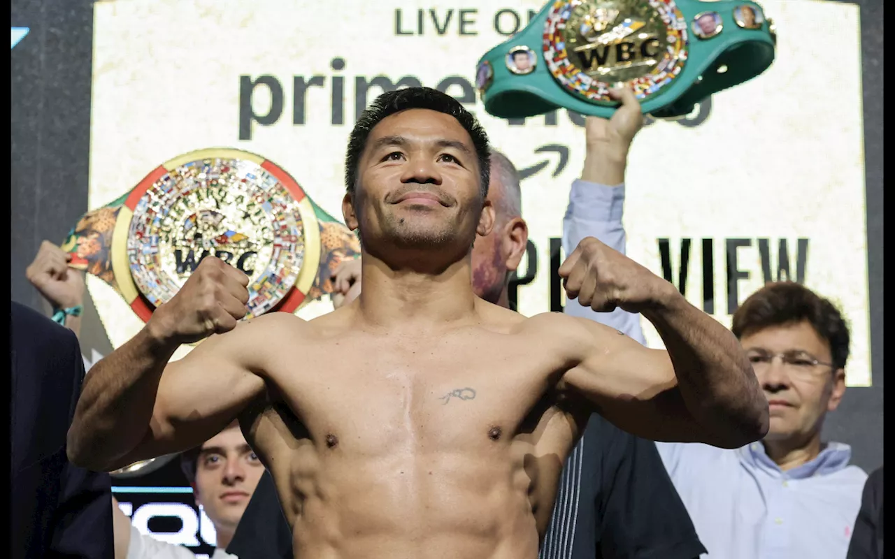 Pacquiao, Barrios make weights for Vegas showdown
