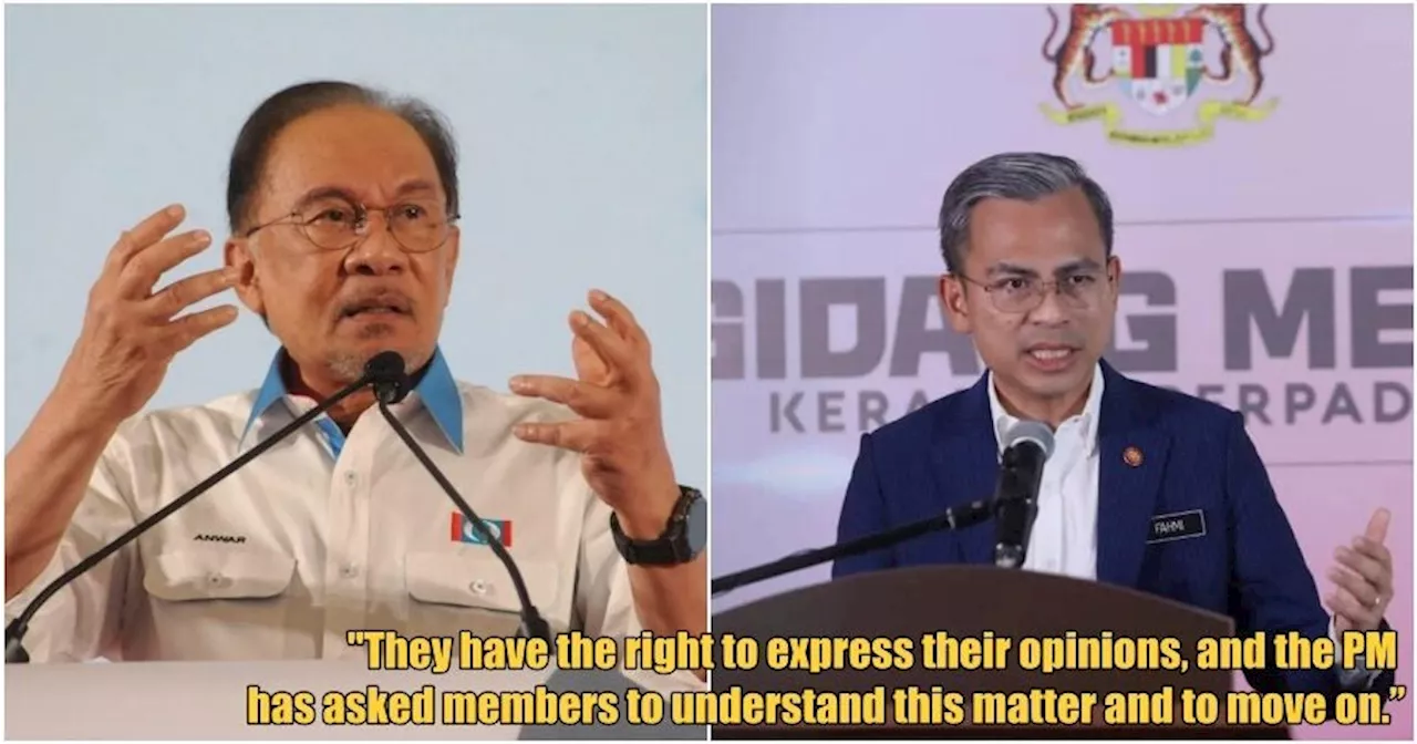 Fahmi Fadzil Says PM Anwar Will Not Take Action Against PKR MPs With Differing Views