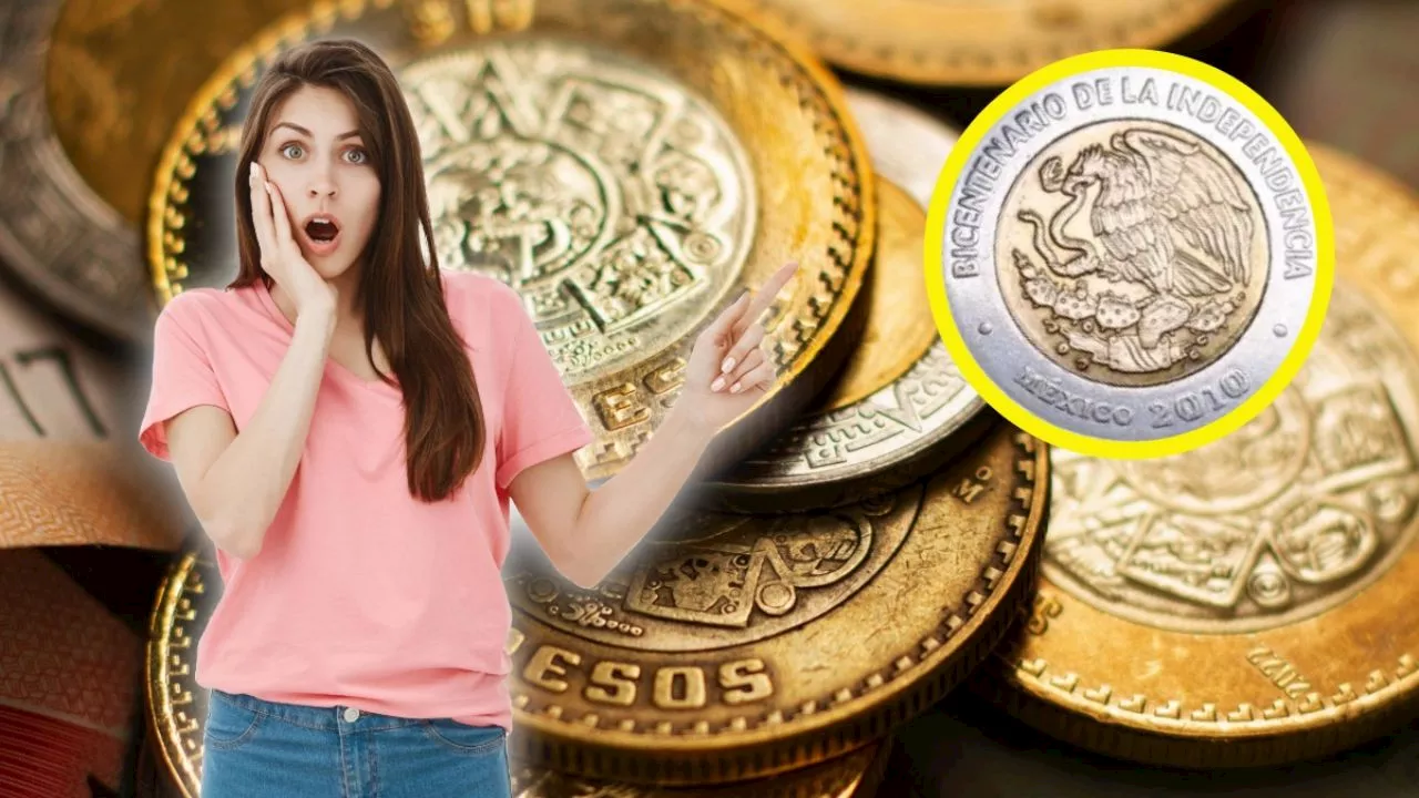 Estas raras monedas de 5 pesos con dos águilas se venden en 20 millones de pesos