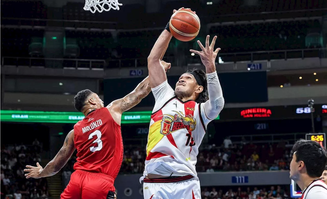 Fajardo nears 100% as San Miguel rips Ginebra in Game 4 to tie semis series