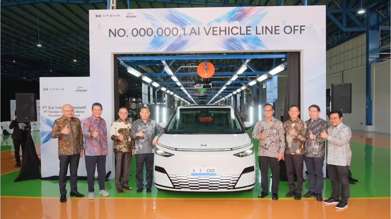 Erajaya dan Xpeng Resmikan Produksi Mobil Perdana di Indonesia