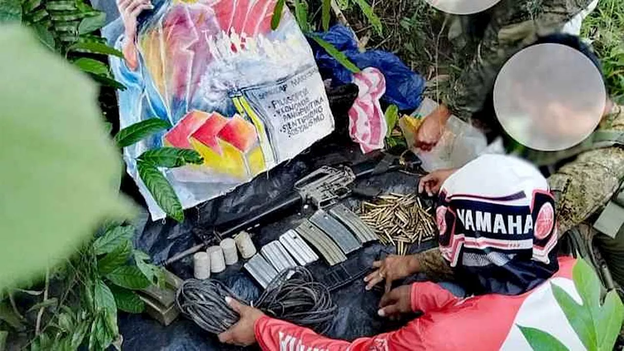 Troops recover CTG arms cache in Aklan, weakening NPA remnants