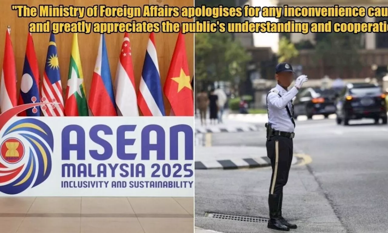 Traffic Disruptions in KL Due to the ASEAN Foreign Minister's Meeting Expected to Start This Friday