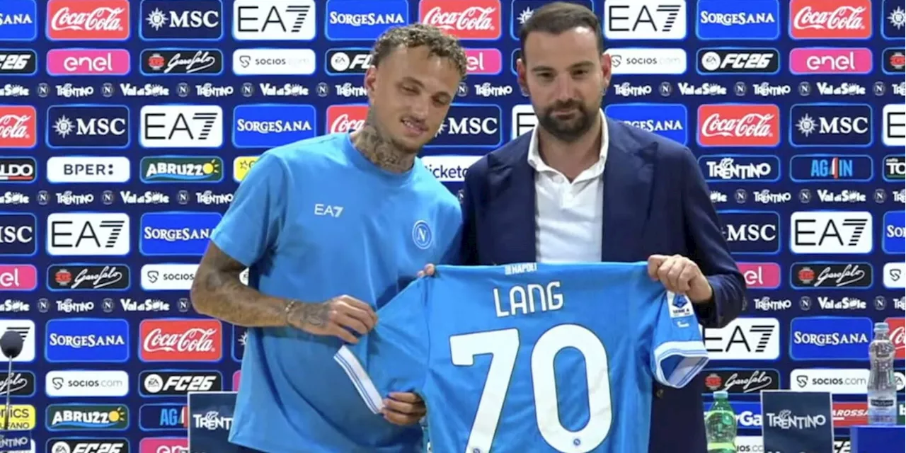 Il Napoli presenta Lang: 'Che allenamenti con Conte, ho imparato a dire sono stanco. Kvara? Nessun paragone'. Rivivi la diretta