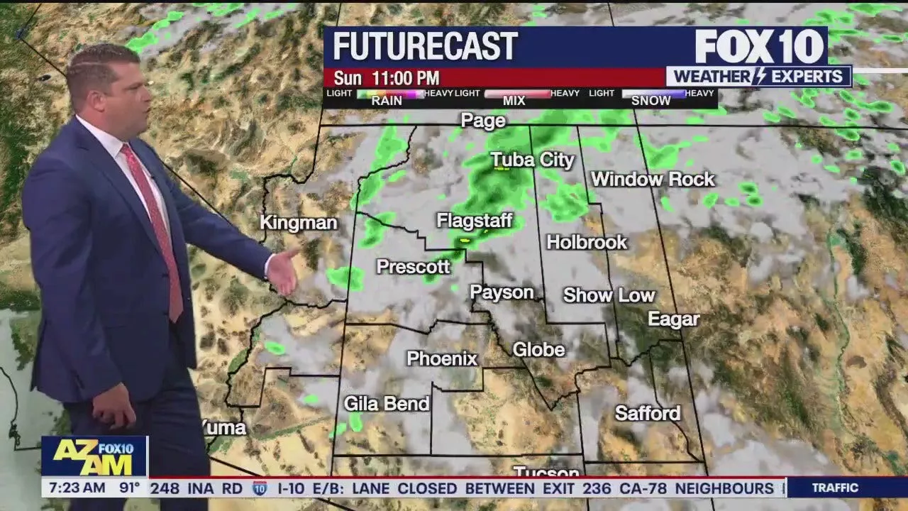 Valley Weather: Cloudy Days Give Way to Sunshine and Isolated Storms