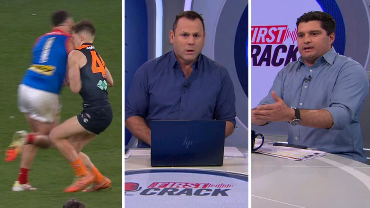 ‘Don’t understand the argument’: Greats clash in TV debate over Demons star’s brutal hit