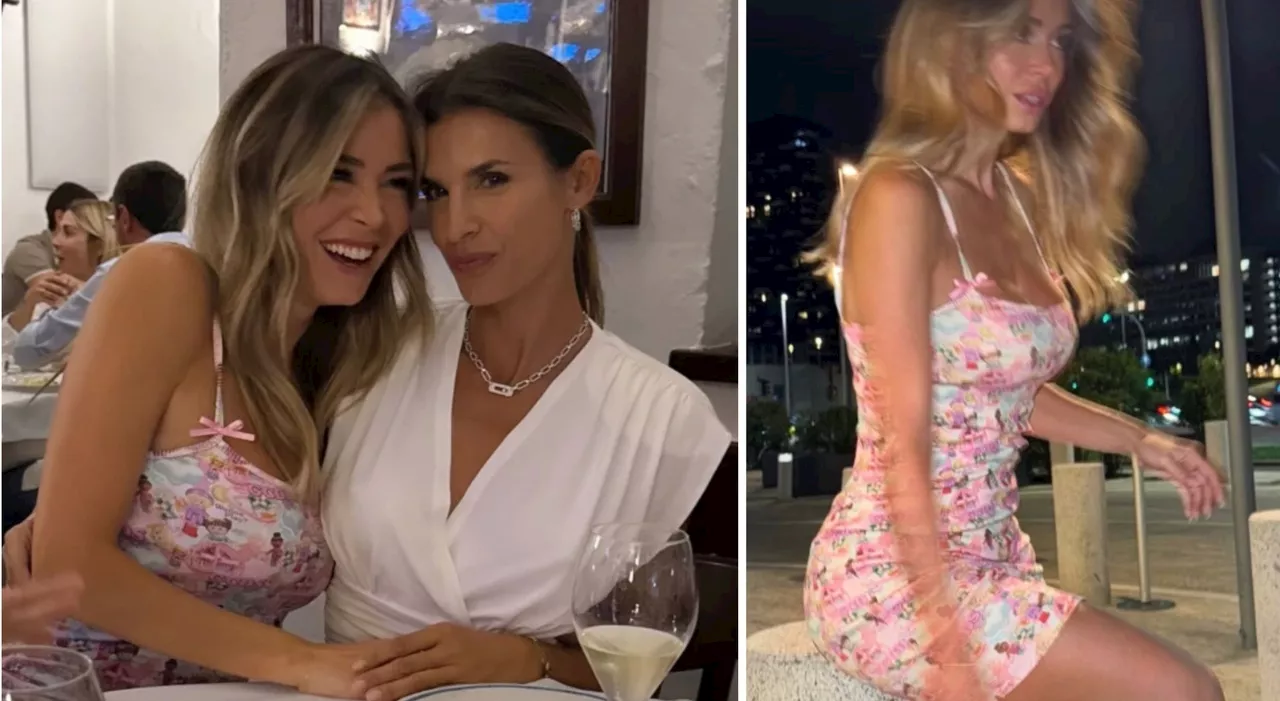 Elisabetta Canalis e Diletta Leotta a cena insieme: «Amore mio». Il look griffato e quel dettaglio da 900 euro