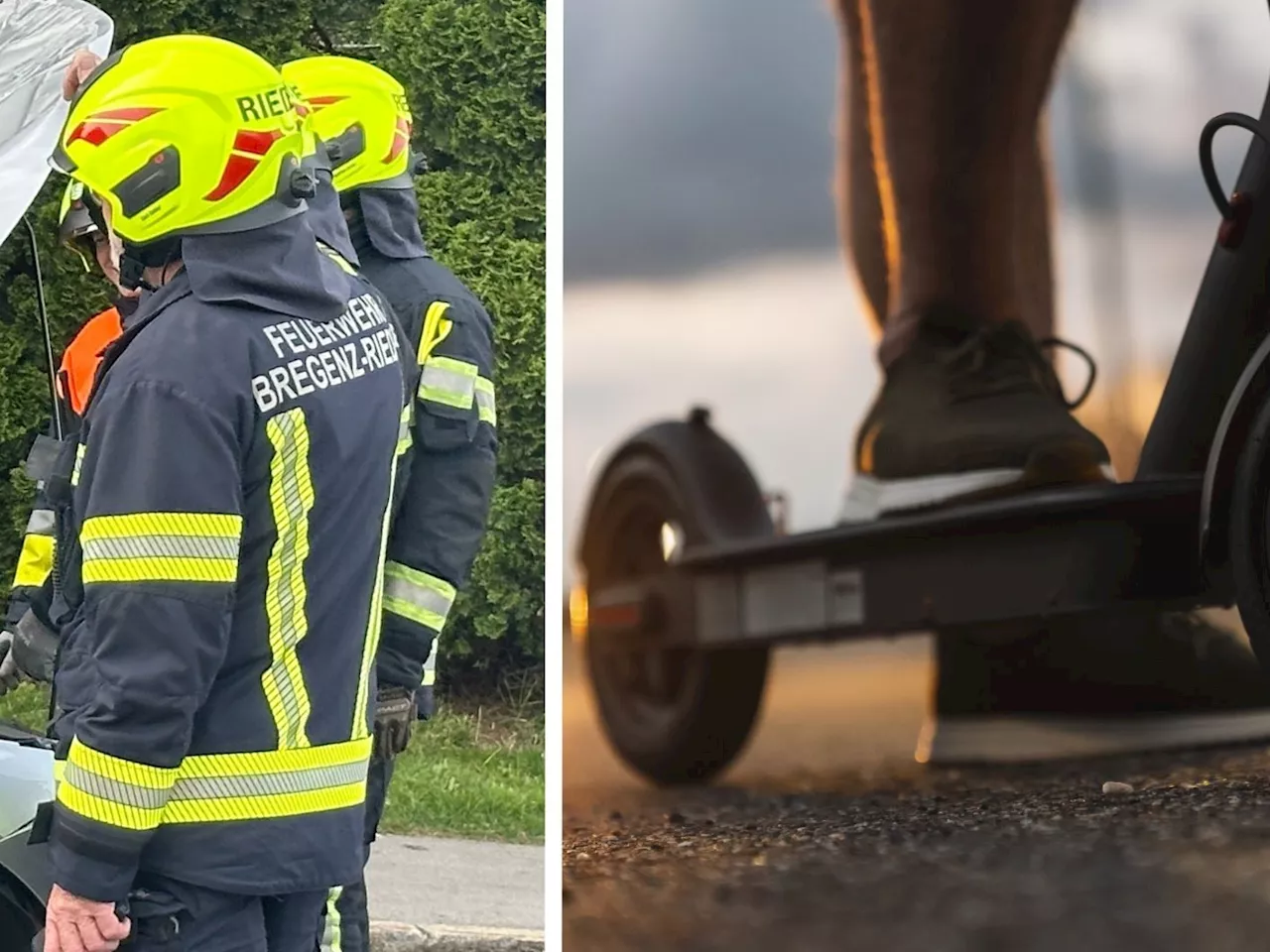 Kellerbrand in Bregenz: Zwei Wohnhäuser evakuiert