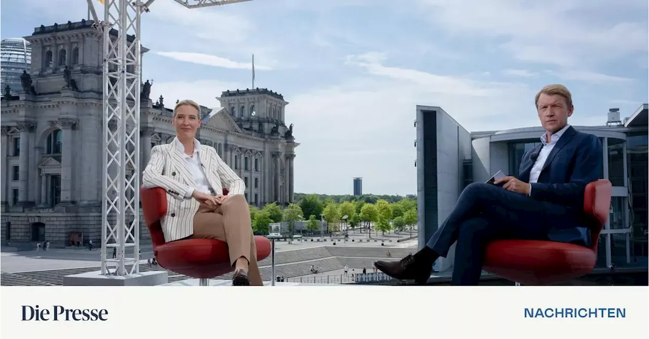 ARD-Eklat um Interview mit AfD-Chefin Alice Weidel