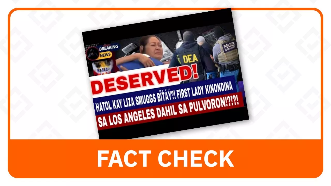 FACT CHECK: No death sentence, drug charges against Liza Marcos