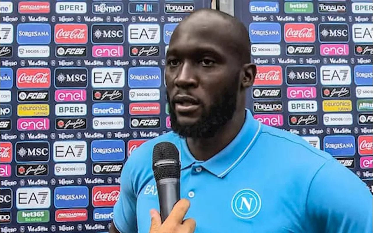Lukaku: 'Io e Lucca possiamo giocare insieme. Sono molto contento che De Bruyne sia qui'