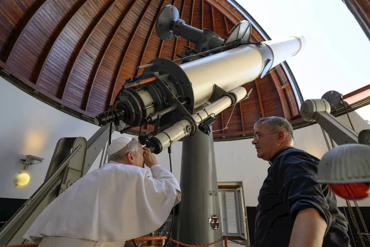 Pope Leo XIV marks 56th anniversary of moon landing with observatory visit, call to Buzz Aldrin