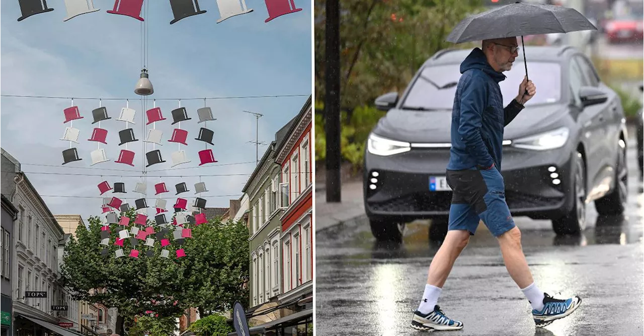 Danska extremregnet floppar – enligt meteorologen