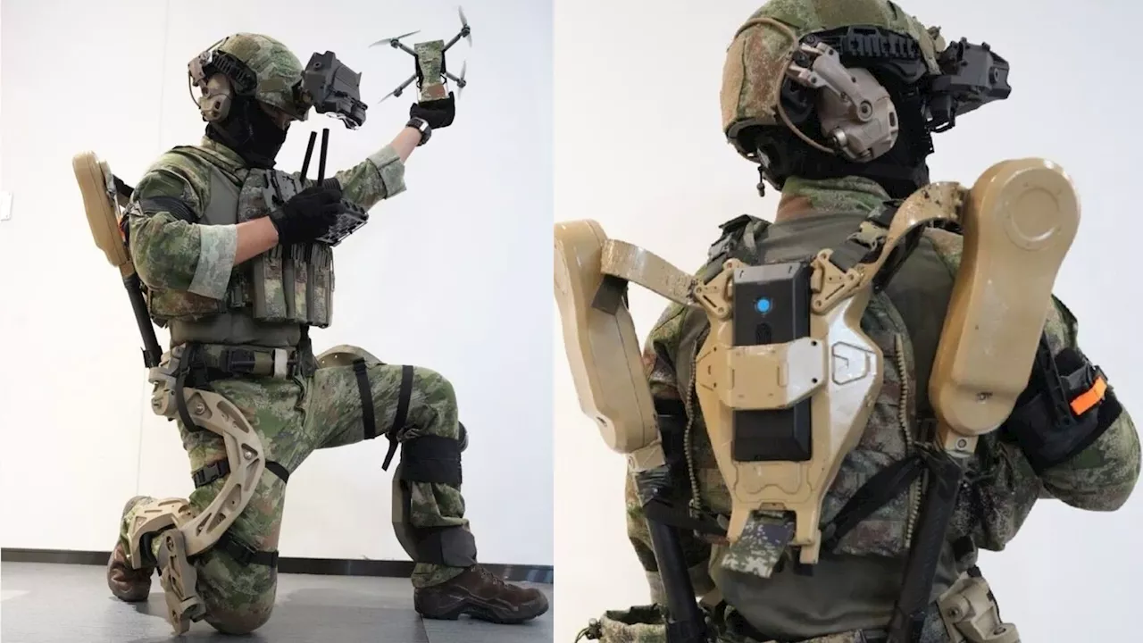 China’s cyborg battle suit lets soldiers toss drones, see through walls, run on bots