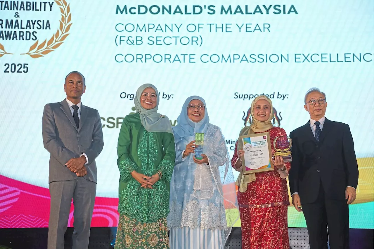 Fast-food giant wins CSR awards for eighth year