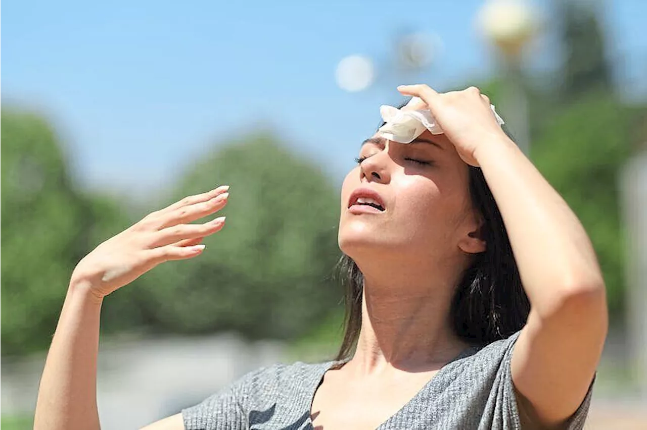 Watch out for signs that it's getting too hot for your body