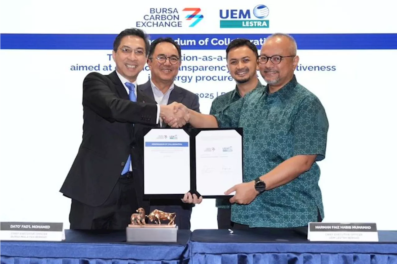 BCX, UEM Lestra meterai MoC teroka perkhidmatan lelongan tenaga
