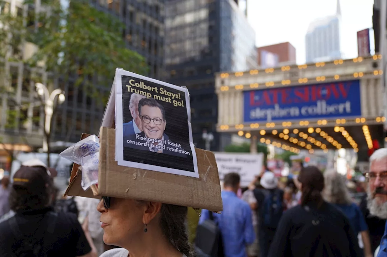Comedians rally behind Stephen Colbert as Jon Stewart slams Paramount over Late Show axe