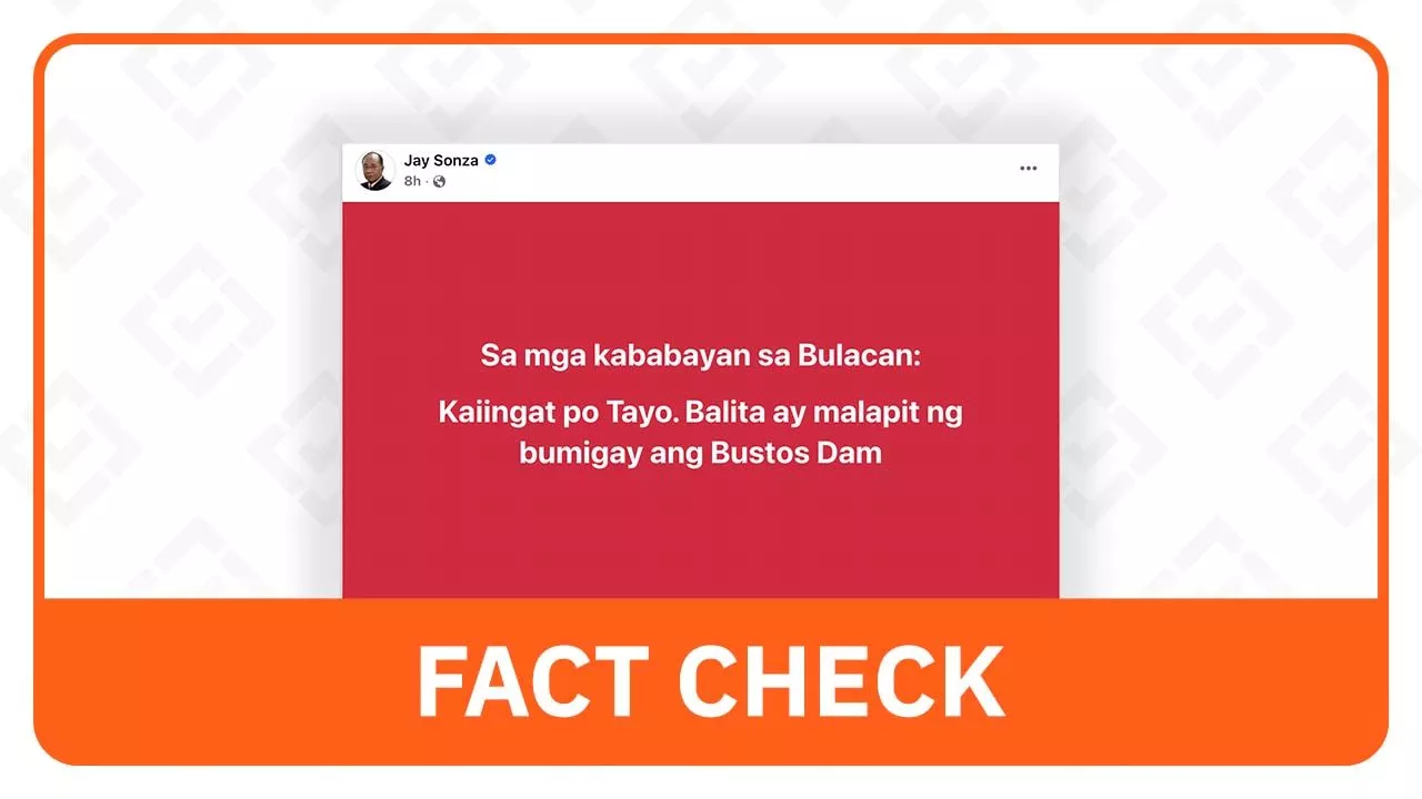FACT CHECK: Bustos Dam not about to collapse