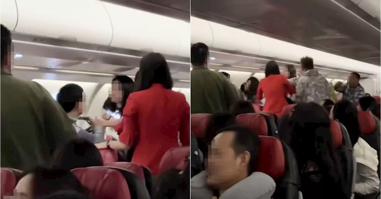 Brawl Breaks Out Between Passengers On Flight From KL To Chengdu