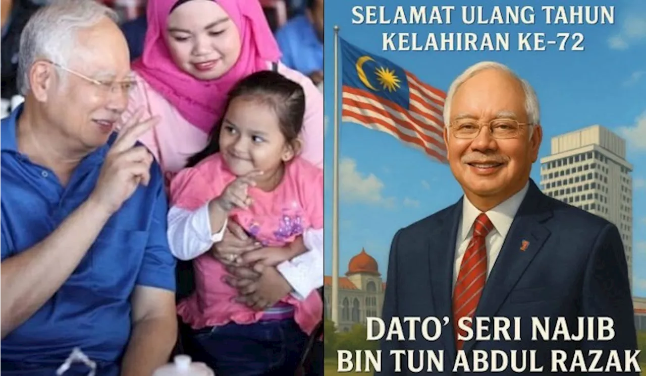 Behind Prison Walls: A Daughter’s Love Marks Najib’s 72nd Birthday