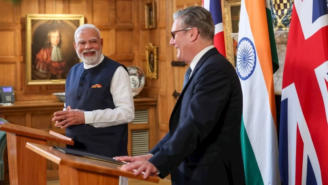 'हम हमेशा स्ट्रेट बैट से खेलते हैं...', क्रिकेट से करी तक, कीएर स्टार्मर के साथ प्रेस कॉन्फ्रेंस में क्या बोले PM मोदी