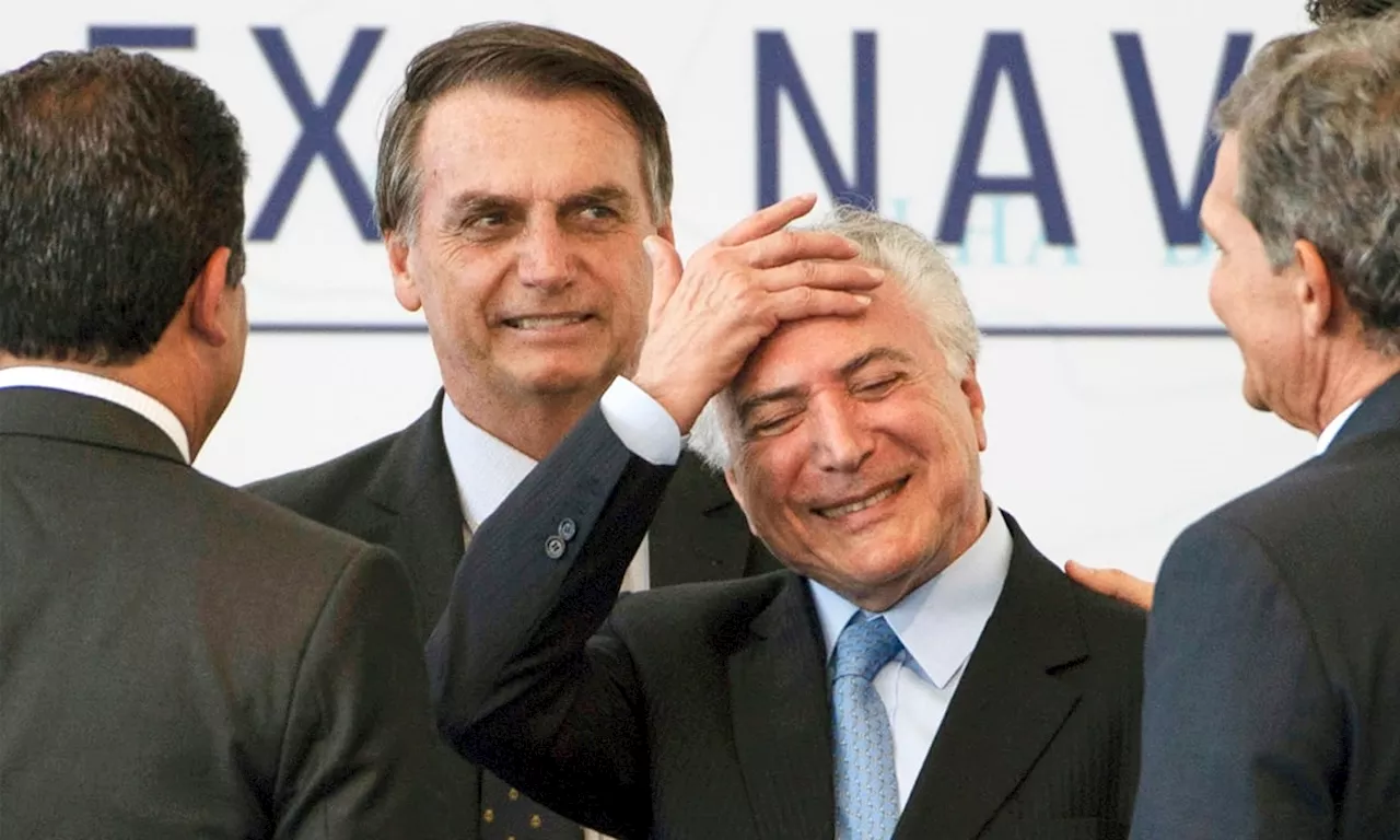 Com Temer, Centrão busca se descolar de ofensiva bolsonarista pelo tarifaço
