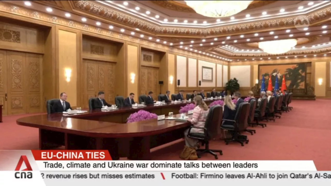 China's Xi urges EU leaders to 'make correct strategic choices' amid global challenges