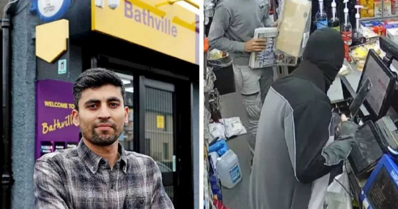 West Lothian shopkeeper bravely speaks out as meat cleaver robber is jailed