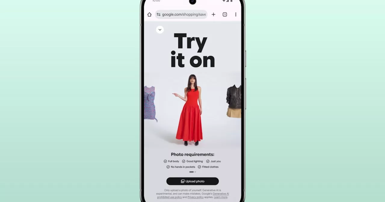 Google’s ‘try it on’ tool lets you dress yourself with AI, try it now