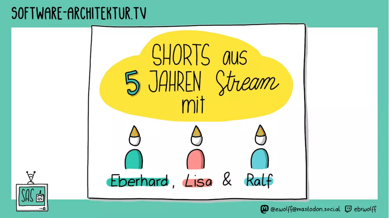 software-architektur.tv: Das Beste aus 5 Jahren Software-Architektur im Stream