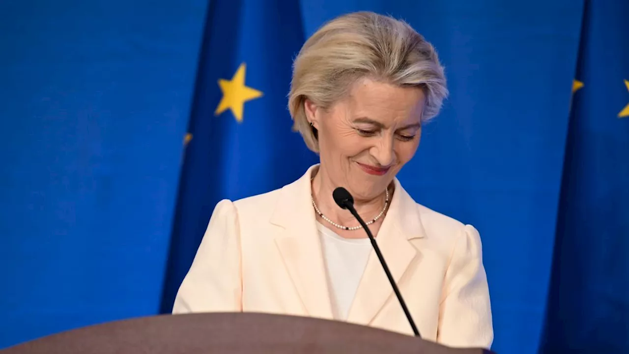 EU-Kommissionspräsidentin Ursula von der Leyen: Gegenmaßnahmen bleiben im Zollstreit mit den USA scharf
