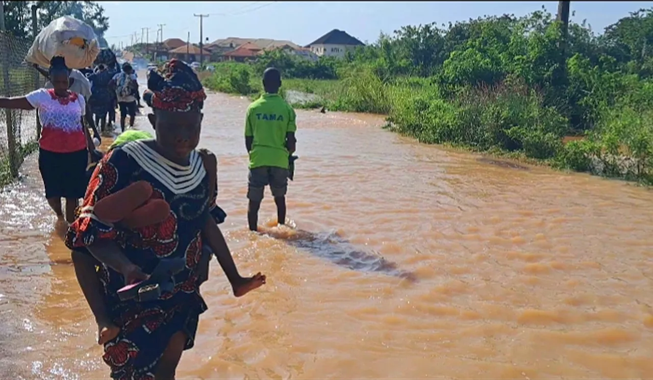Abandoned road project contributes to flooding in Ibadan community