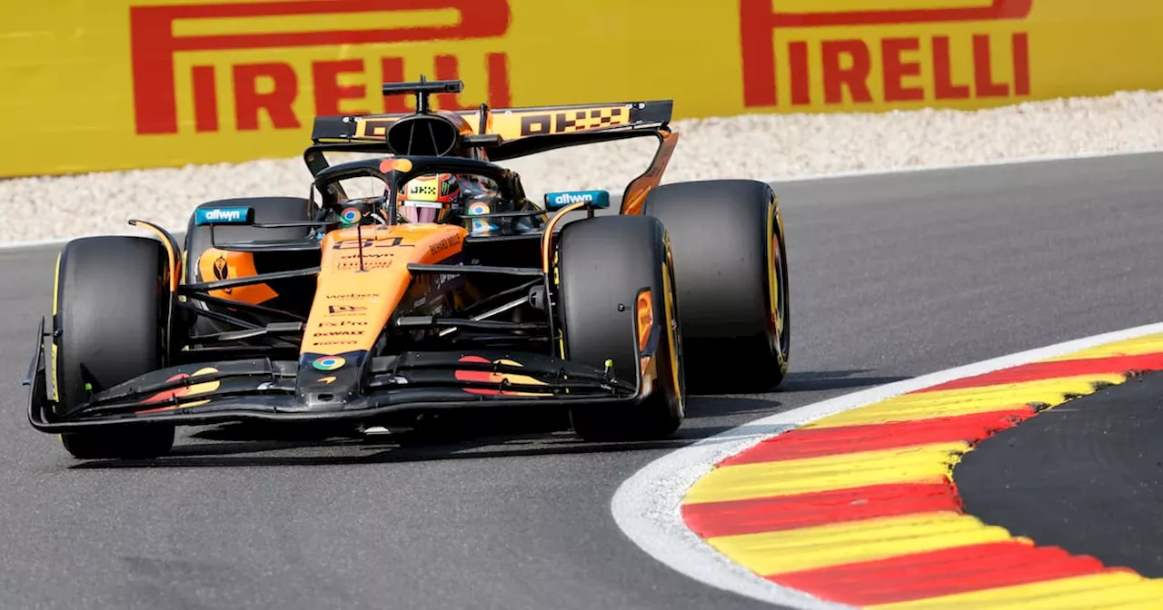 Oscar Piastri largará primero en el sprint del GP de Bélgica