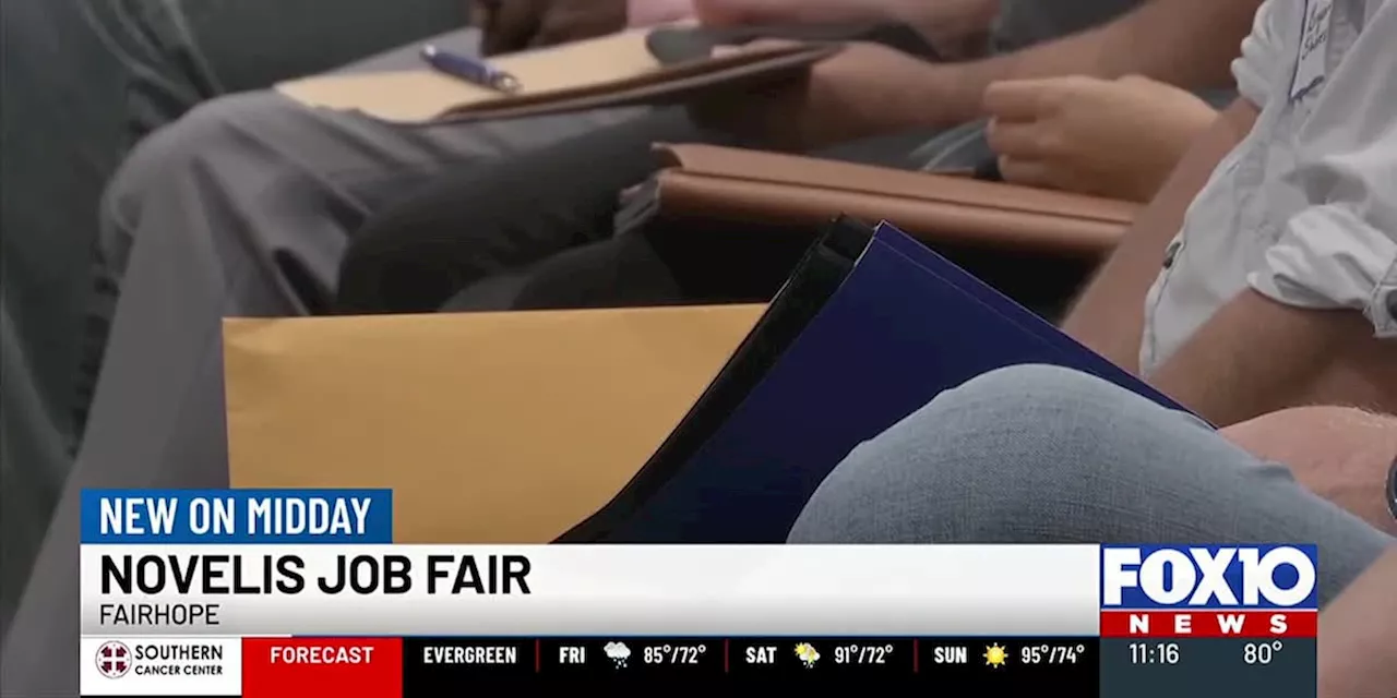 Novelis Bay Minette hosting a three-day job fair