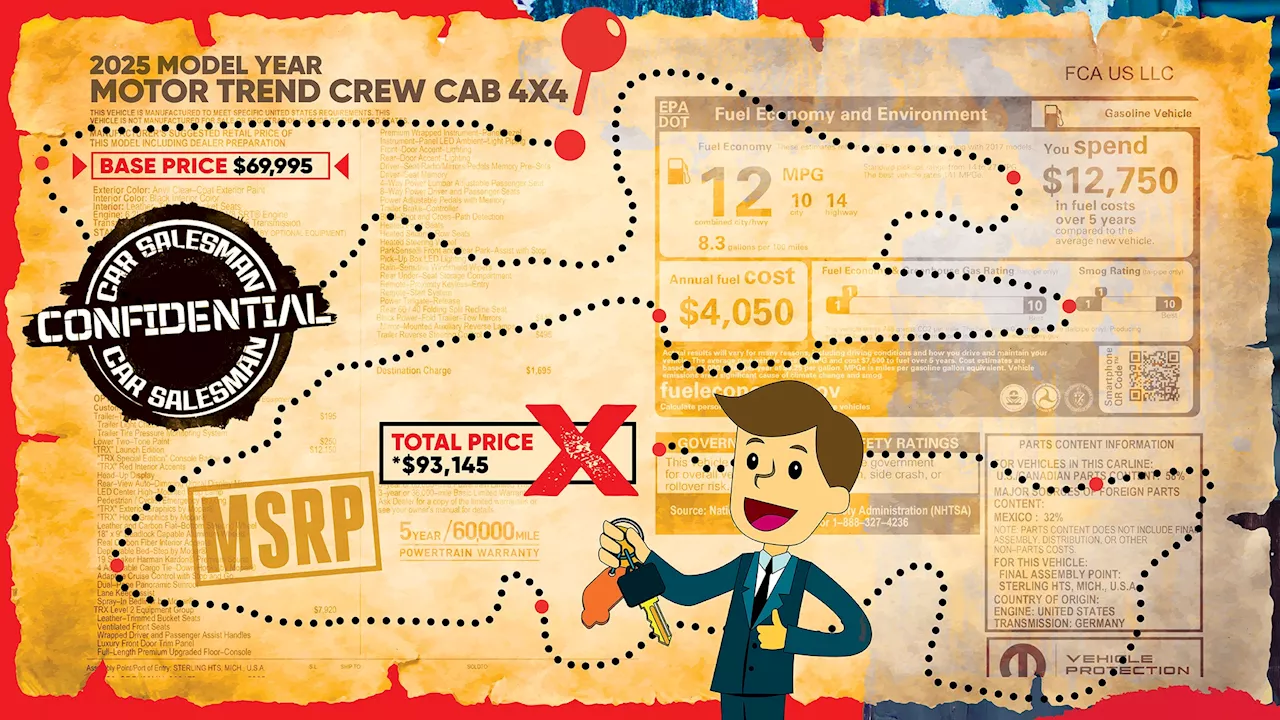 How to Properly Read a Car Window Sticker: Car Salesman Confidential